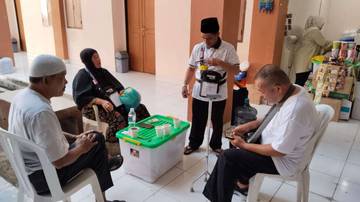 JCH Natuna Menginap di Asrama Haji Batam Sebelum Keberangkatan 