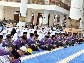 Sebanyak 42 JCH Natuna Berangkat Lebih Awal Kloter 1