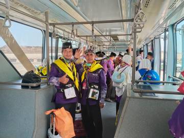 JCH Natuna Kloter Pertama Tiba di Bandara Madinah