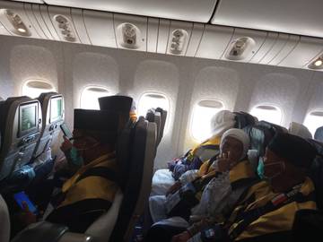 JCH Kloter Dua Natuna Tiba di Madinah