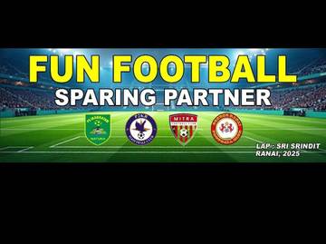 Fun Footbal Sparing Patner di Gelar di Lapangan Sri Srindit Ranai