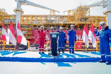 Presiden Prabowo Resmikan 2 Sumber Migas Natuna 