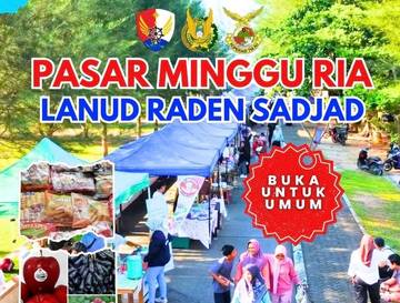Lanud RSA Gelar Pasar Minggu Ria Besok