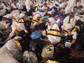 Jemaah Haji Natuna Mabit di Muzdalifah