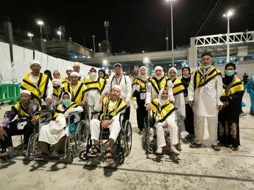 Jemaah Natuna Selesaikan Tawaf Wada