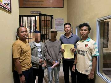 Satreskrim Polres Anambas Amankan 2 Pria 