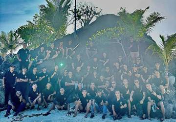 Keseruan Lajang Kompi Markas Di Pulau Senao.