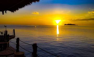 Momen Sunrise di Pantai Jelita Sejuba Resort 