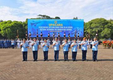 Peresmian Satuan Baru dan Alih Kodal Jajaran TNI AU