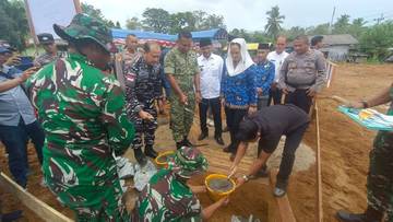 Bupati Natuna Hadiri Peletakan Batu Pertama KMP 