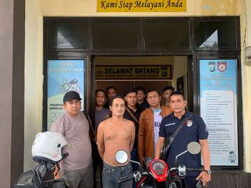 Polres Natuna Amankan Pria Resahkan Warga 