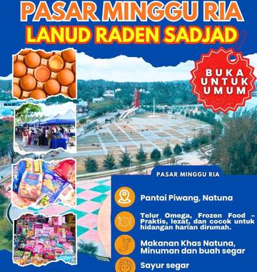 Besok  Pasar Minggu Ria Lanud RSA di Gelar