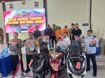 Polres Natuna Ungkap Kasus Pencurian Motor di RSUD Ranai