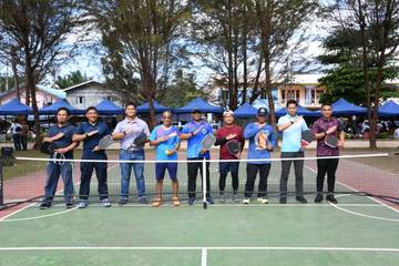 Danlanud RSA Gelar Kebersamaan Olahraga Pickleball Natuna