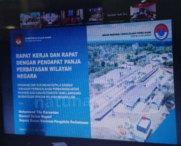Wabup Natuna Jarmin Ikuti Rapat Kerja Komisi-II DPR-RI