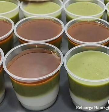 Puding Bubur Sumsum Kacang Hijau 