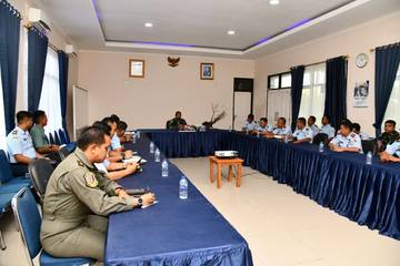 Lanud RSA Bahas Hasil Rakornas dan Kesiapan Satuan