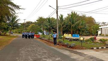 Giat Olahraga Jum'at Sehat Prajurit Lanud RSA Natuna