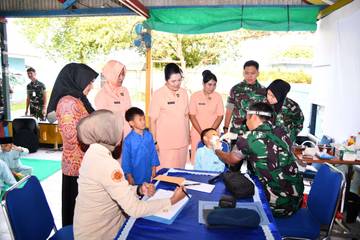 RSAU Lanud RSA Periksa THT Siswa Angkasa Natuna
