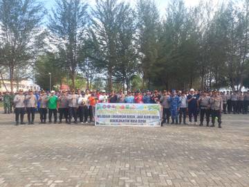 Polres-Natuna Bersama TNI/Pemda dan Instansi Gelar Goro Bersama