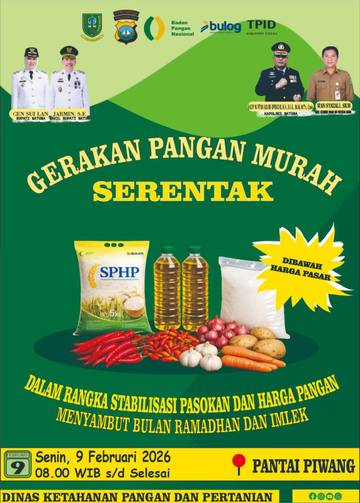 Pemkab Natuna Persiapkan Gerakan Pangan Murah 