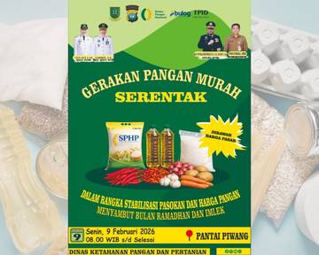 Gerakan Pangan Murah Digelar Jelang Ramadhan dan Imlek 