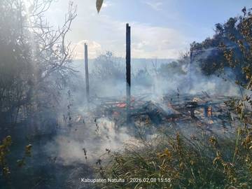 Kebakaran Lahan dan Rumah Terjadi di Pengadah Natuna