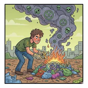 Bahaya Membakar Sampah bagi Kesehatan dan Lingkungan