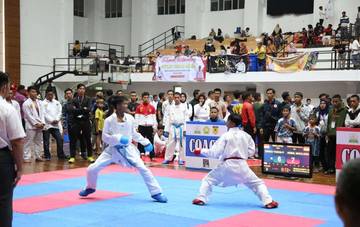 Prajurit Lanudal Sabang Bertarung di Kejurda Forki Open 