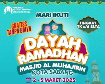 Masjid Al-Muhajirin Gelar Dayah Ramadan Bagi Pelajar
