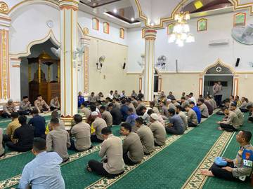 Polres Sabang Gelar Binrohtal Rutin Dalam Suasana Ramadan