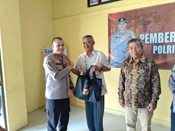 Polres Sabang Salurkan Paket Sembako Ramadan 