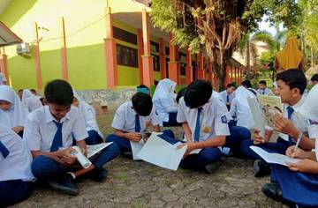 SMPN 2 Sabang Giatkan Literasi Bangun Karakter Siswa