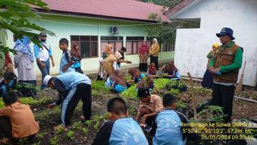 Dinas Pertanian Sabang Edukasi Siswa Potensi Pertanian