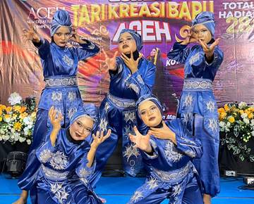 Sanggar AHV-SDN 20 Juara Tari Kreasi 