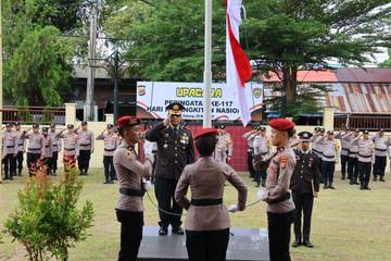 Peringatan Harkitnas ke-117 Polres Sabang 