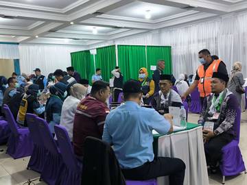 CJH Sabang Tiba di Asrama Haji Banda Aceh