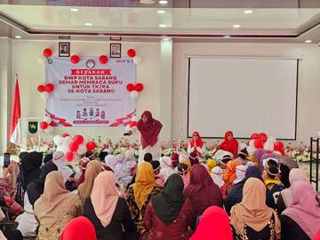 DWP Kota Sabang Gelar Gerakan Gemar Membaca Buku
