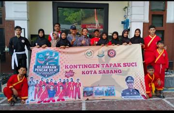 Silat Sabang Ikut Kejuaraan Silat Kejari Bener Meriah 