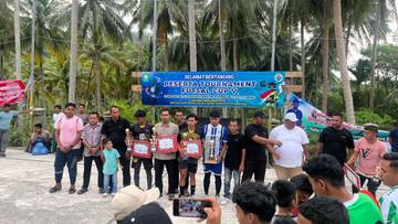 Gampong Batee Shoek Gelar Turnamen Futsal, Semarakkan Kemerdekaan