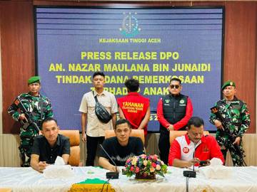 Buron Kasus Rudapaksa Anak di Sabang Ditangkap 