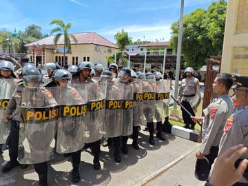 Polres Sabang Simulasi Antisipasi Gangguan Kamtibmas