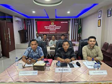 Kasus Pencurian di Sabang Berakhir Restorative Justice 