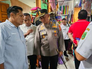 Kapolres Sabang Minta Keamanan Pasar Induk Diperhatikan 