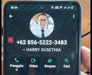 Nomor WhatsApp Palsu Catut Nama Kadis Pariwisata Sabang 