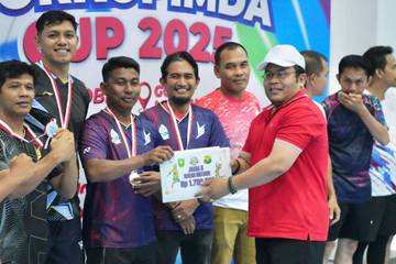 Turnamen Bulutangkis Forkopimda Cup Resmi Ditutup