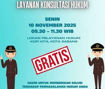 Kejari Sabang Hadirkan Layanan Konsultasi Hukum Gratis 