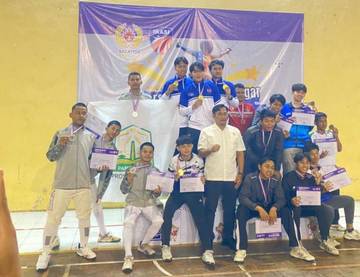 Anggar Sabang Raih Dua Perak di Jateng Open 