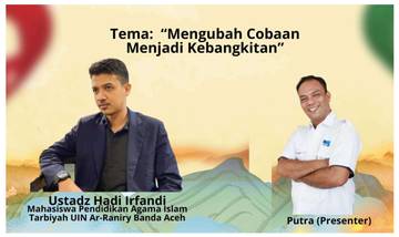 Sabar dan Ikhtiar Jadi Fondasi Kebangkitan Pascabencana