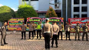Polres Sabang Amankan Pelantikan Keuchik Terpilih Sabang